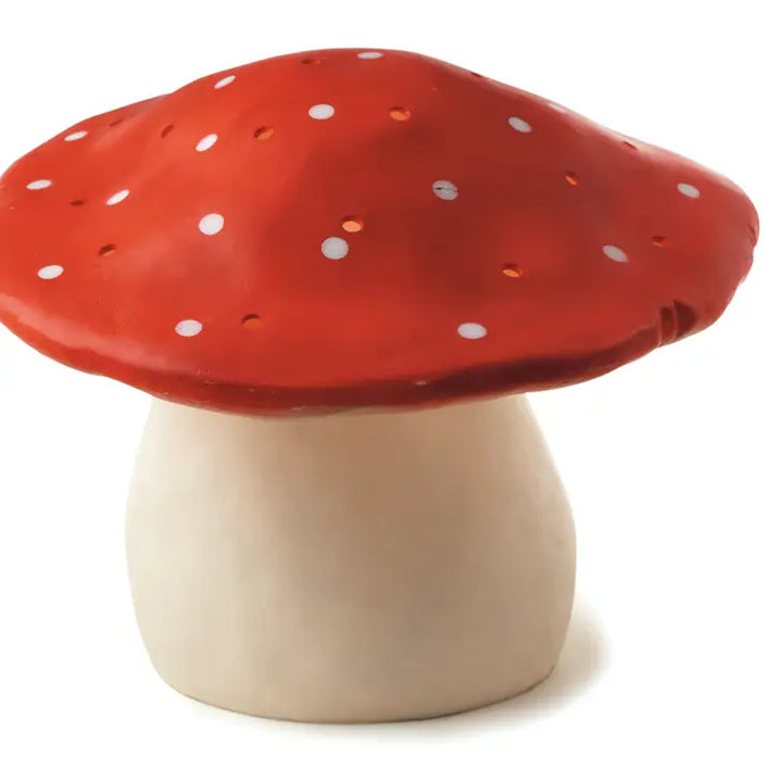 Mushroom Lamp in Red