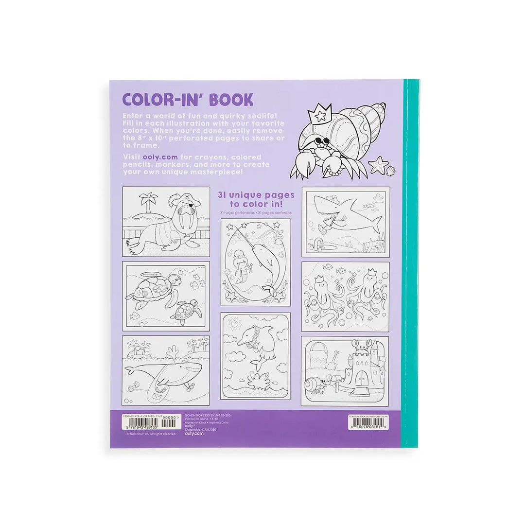 Ooly – Color-in Book in Outrageous Ocean
