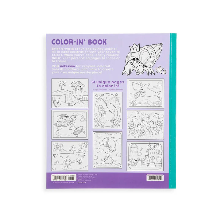 Ooly – Color-in Book in Outrageous Ocean