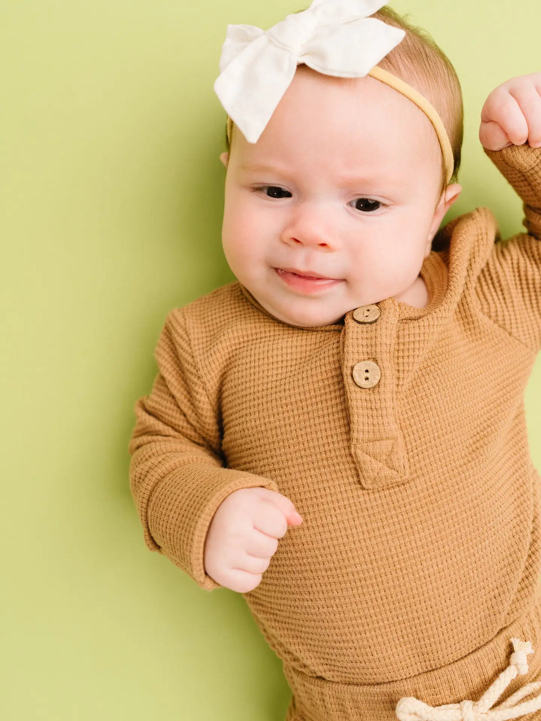 Little One Shop – Cozy Waffle Set in Toasted Almond