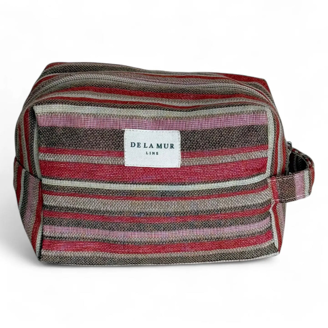De La Mur Lines - Squared Makeup Bag in Pita
