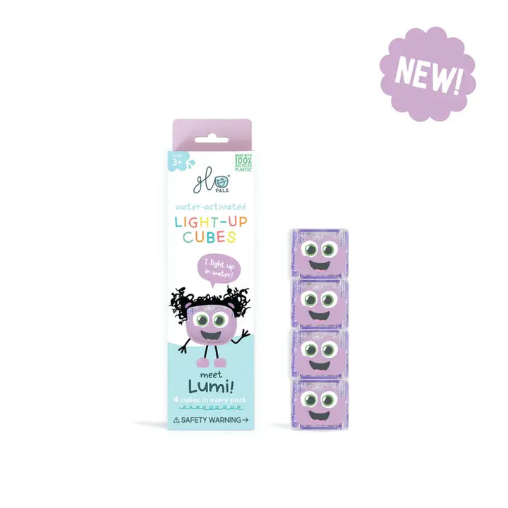 Glo Pals Lumi Purple Light-Up Cubes