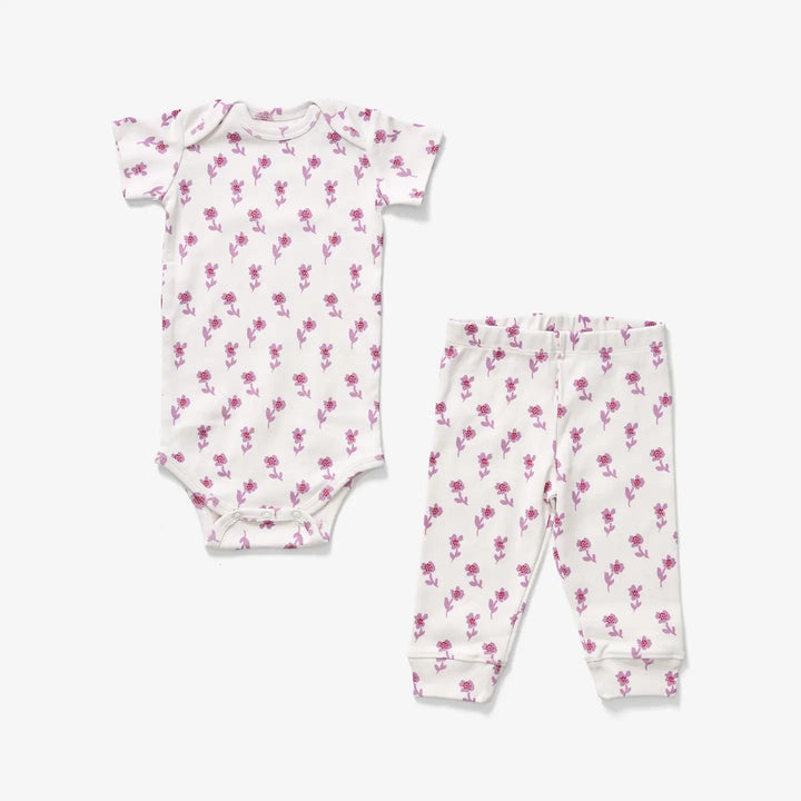 Lewis – Onesie and Pant Set in Petite Fleur Lilac