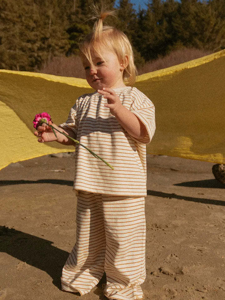 Winnie + Crew - Sawyer Set in Thin Vanilla Ice Stripe
