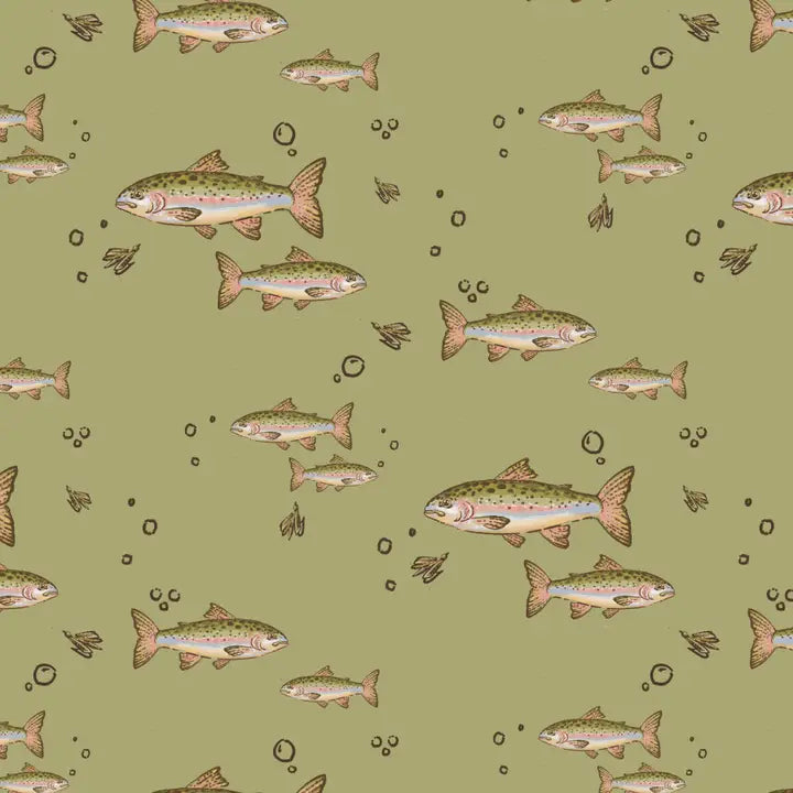 Mady & Max - Bamboo Two Piece Pajama Set in Trout
