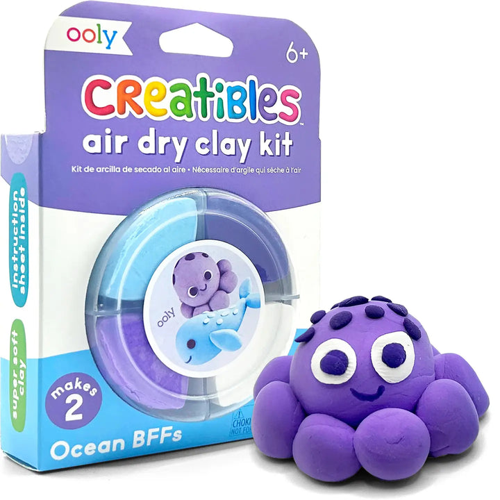 Ooly – Creatibles Air Dry Clay Kit in Ocean BFFs