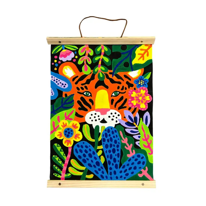 Ooly - Paintology Paint by Number Canvas Kit in Tiger Eyes