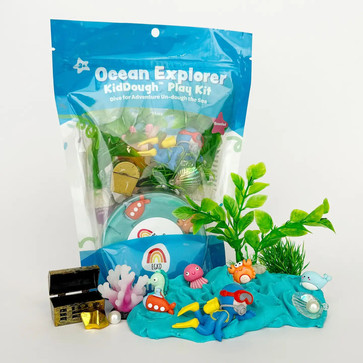 Earth Grown KidDoughs - Kid Dough Play Kit in Ocean Explorer