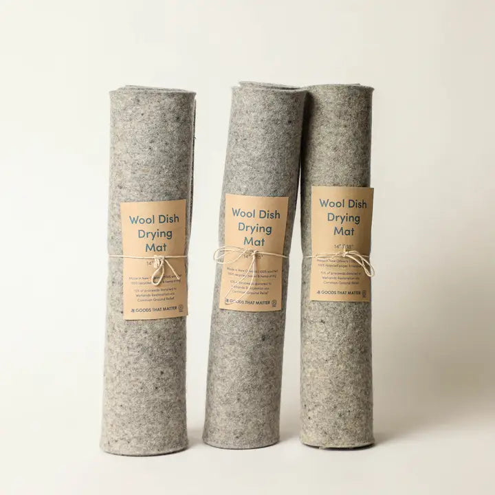 Goods That Matter - Wool Dish Drying Mat