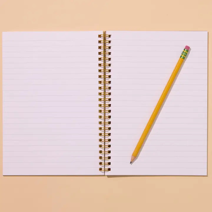 And Here We Are - Rainbow Trout Spiral Notebook