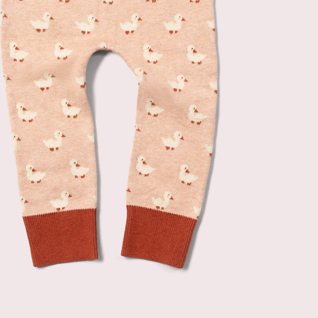 Little Green Radicals –– Puddle Ducks Organic Cotton Knitted Joggers