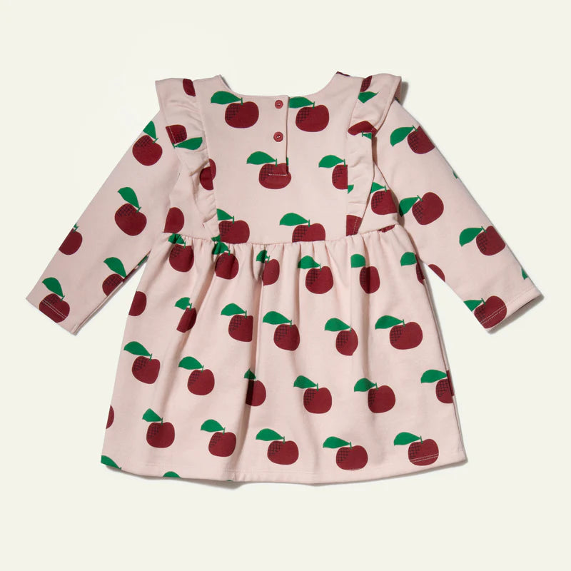 Mon Coeur – Recycled Cotton Apples Ruffle Dress