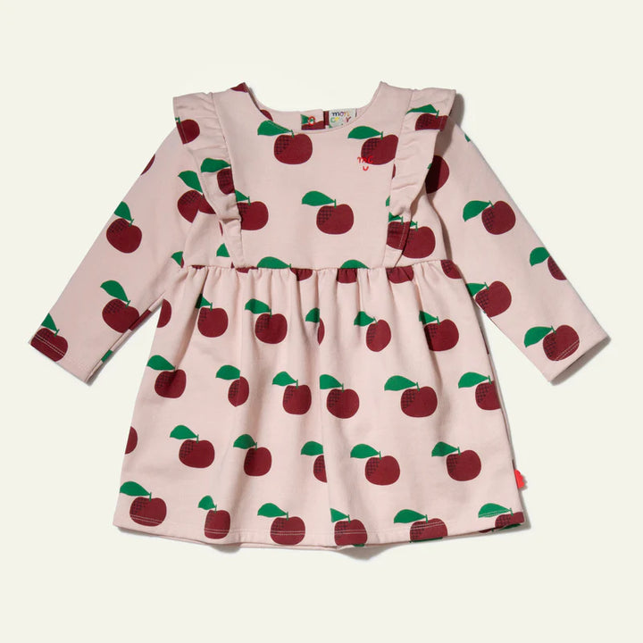 Mon Coeur – Recycled Cotton Apples Ruffle Dress
