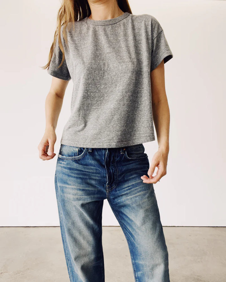 Hey Gang – The Boxy Tee in P.E. Gray