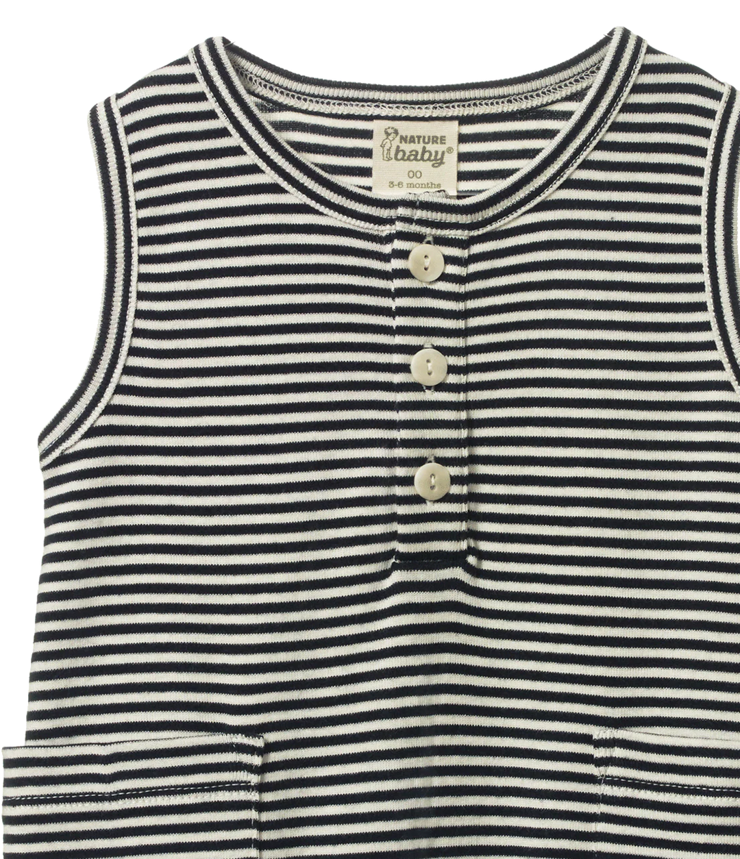 Nature Baby – Camper Suit in Navy Stripe
