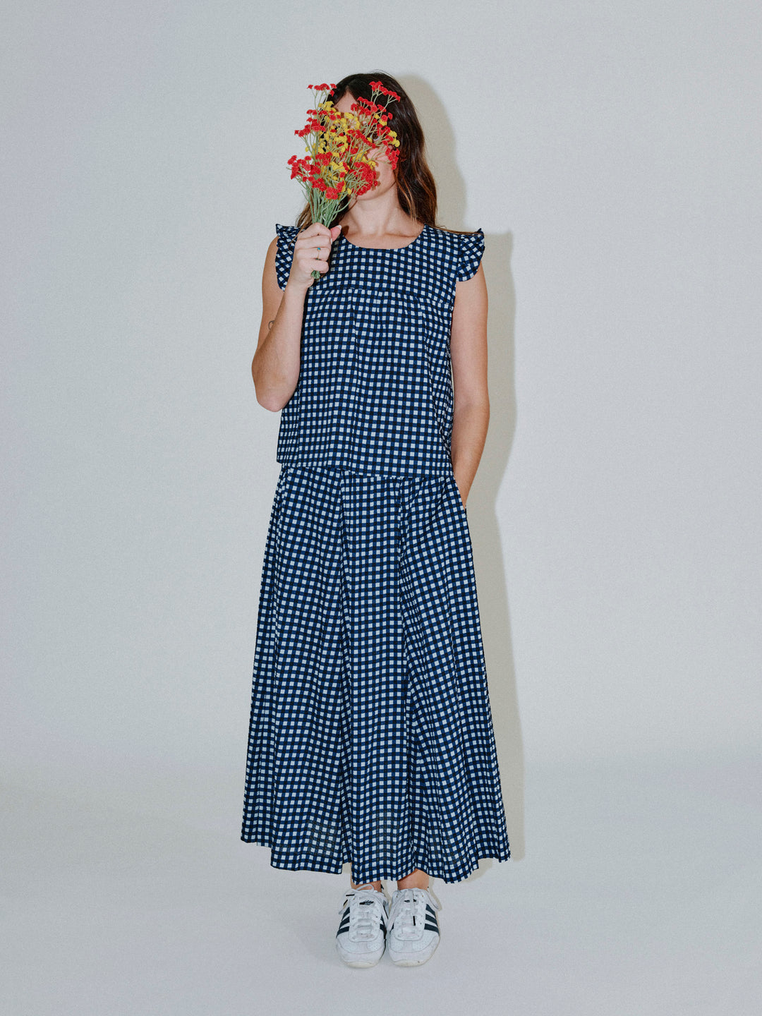 The Little Project  – Polly Top in Midnight Check