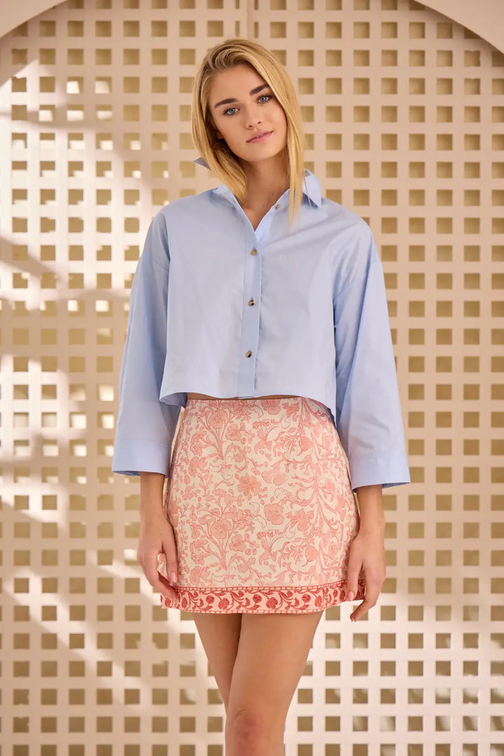 Hunter Bell – Clarke Shirt in Pale Blue