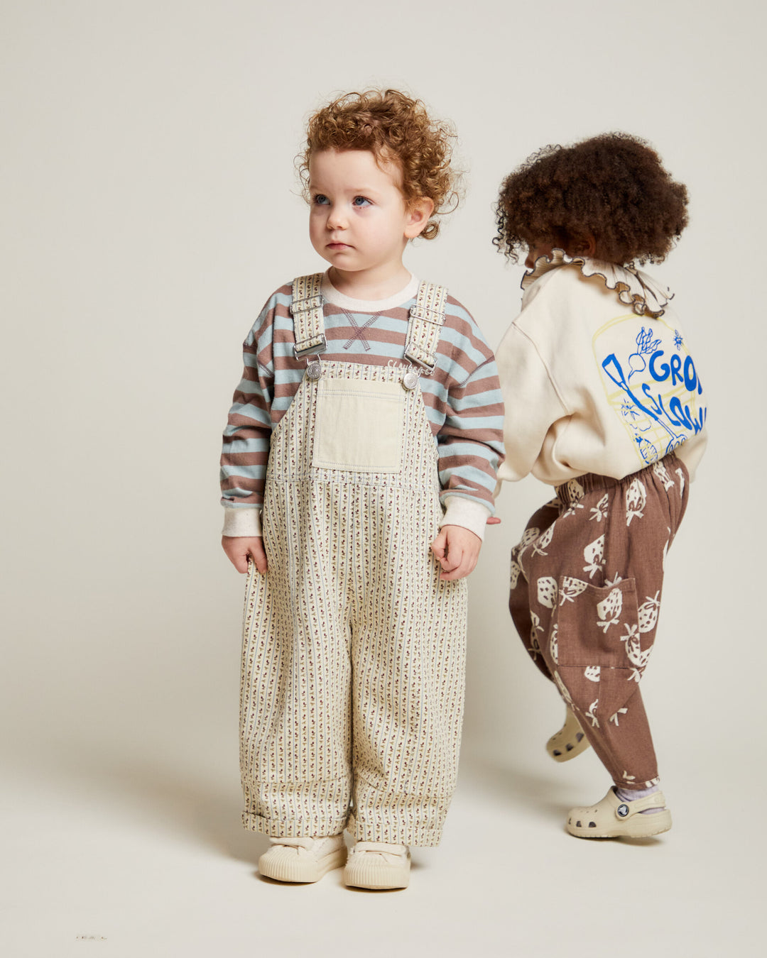 Claude & Co – Blythe Radish Stripe Dungaree