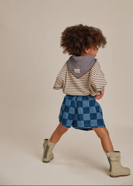 Claude & Co – Frankie Checkerboard Denim Short