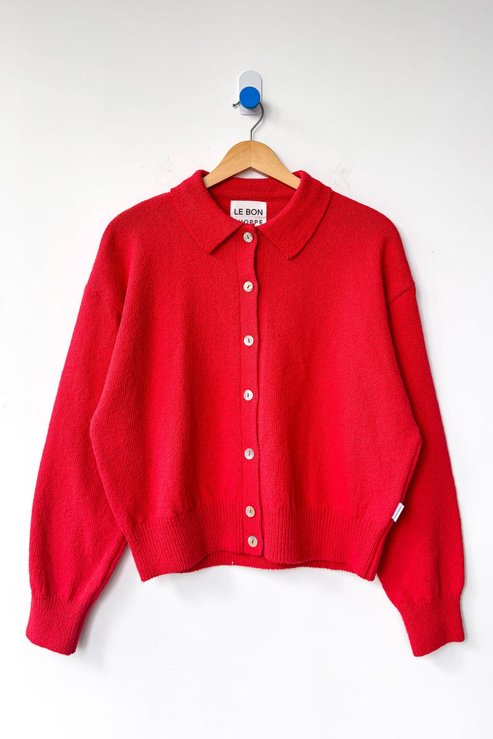 Le Bon Shoppe - The Club Cardigan in Chili