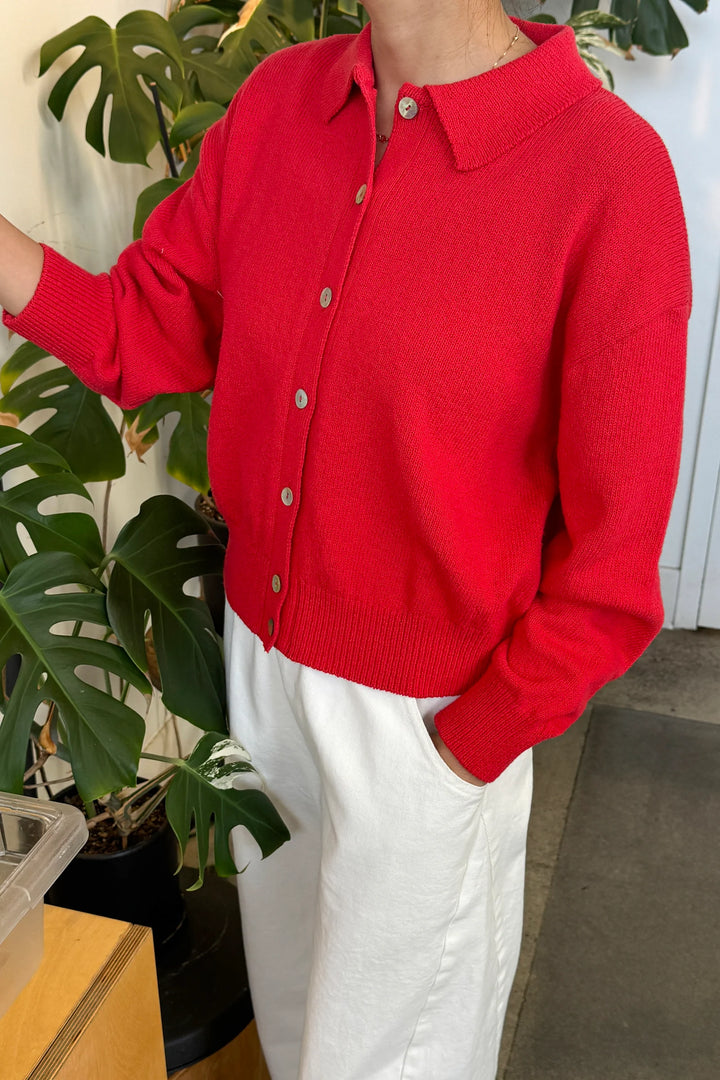 Le Bon Shoppe - The Club Cardigan in Chili