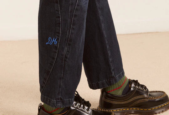 Damson Madder – Juli Wavy Seam Jeans in Blue