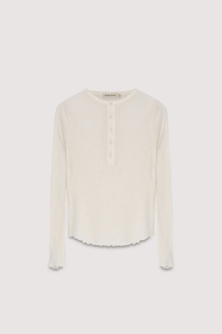 The New Society – Enea Tee in Moonlight White