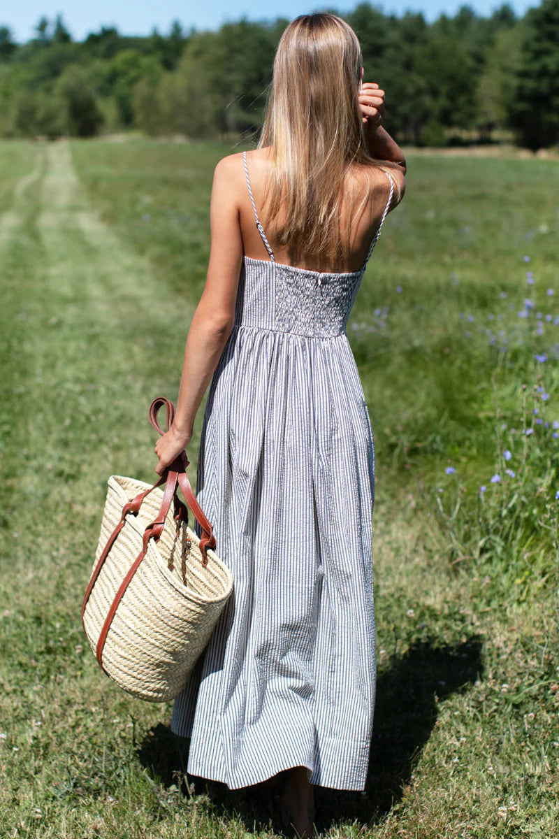 Emerson Fry - Cotton Day Dress in Newburyport Stripe