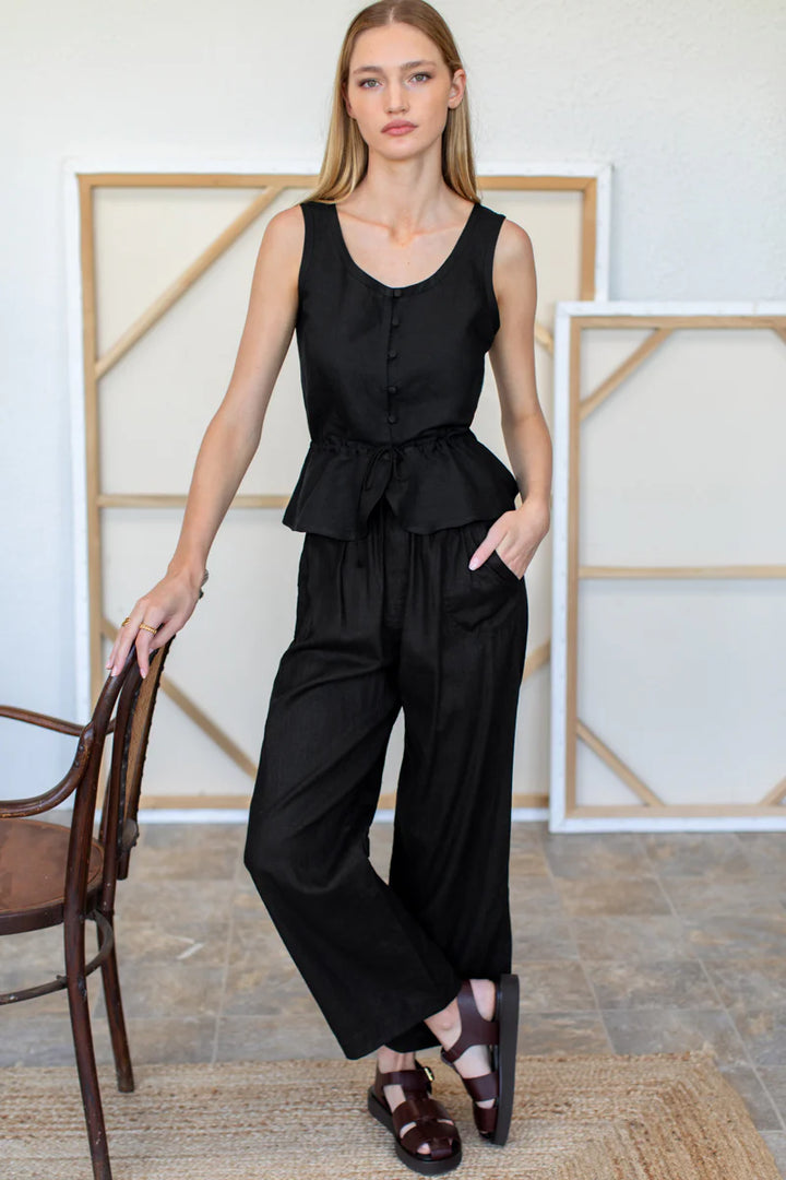 Emerson Fry – Studio Boxy Pant in Black Beauty
