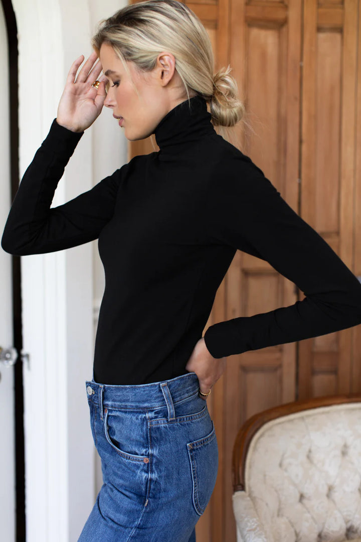 Emerson Fry – Little Turtleneck in Black