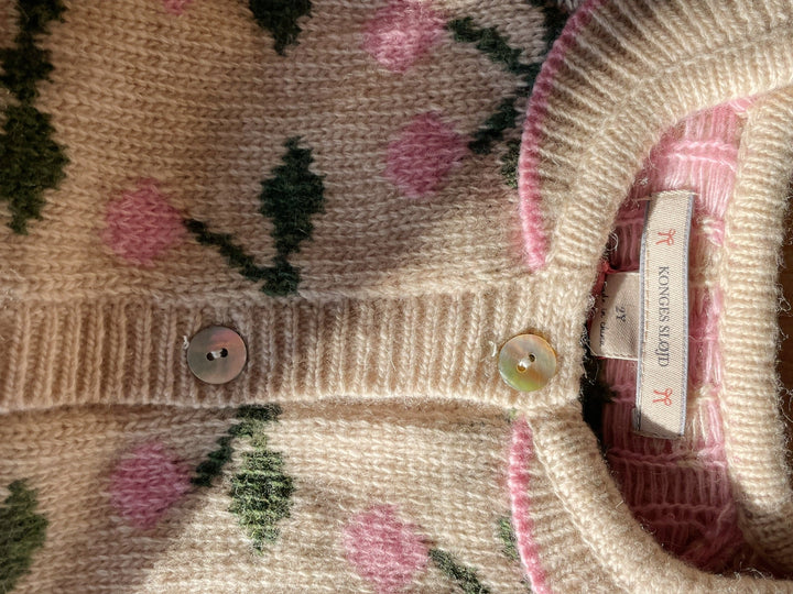 Konges Slojd - Belou Knit Collar Cardigan in Cherry