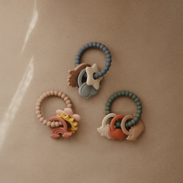 Mushie – Dino Teething Ring