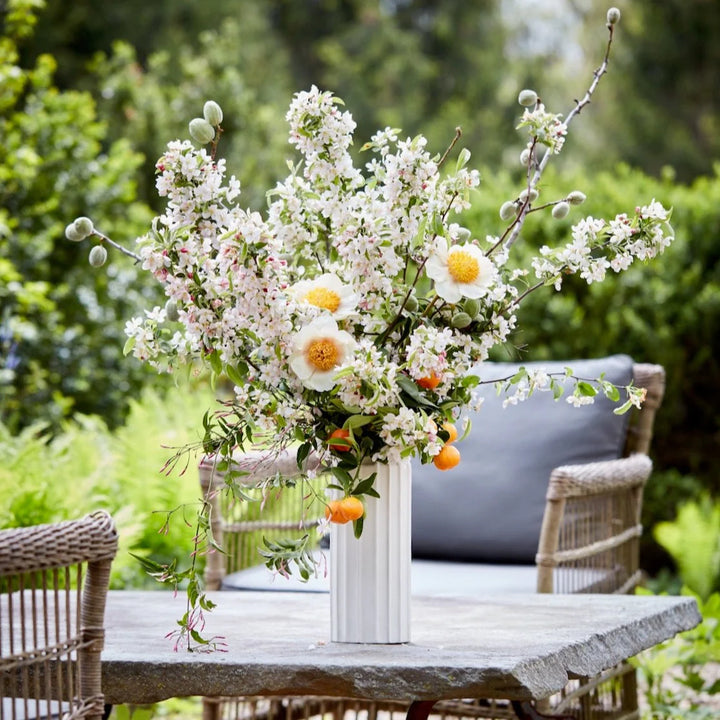 Floral Society – Ceramic Cylinder Vase