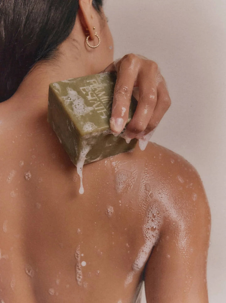 Flamingo Estate – Rosemary Green Leaf Parsley Soap Brick