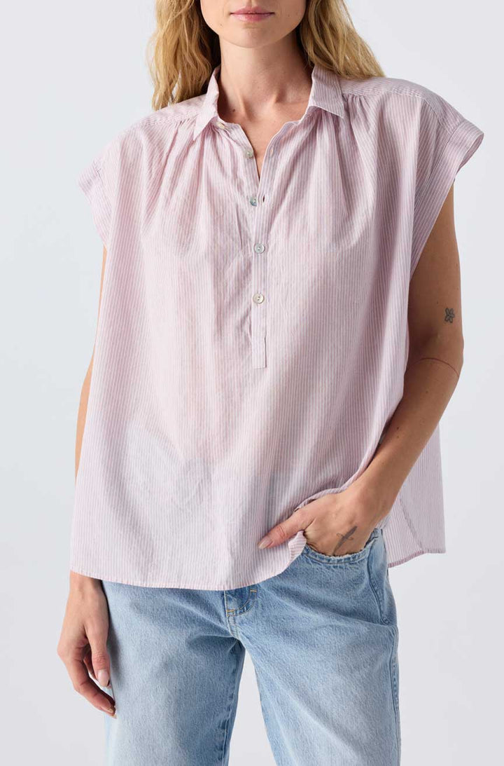 AMO Denim – Hedy Shirt in Blush