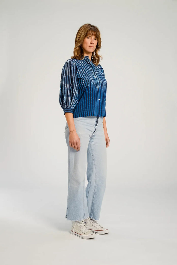 V De Vinster – Jodpur Blouse in Indigo