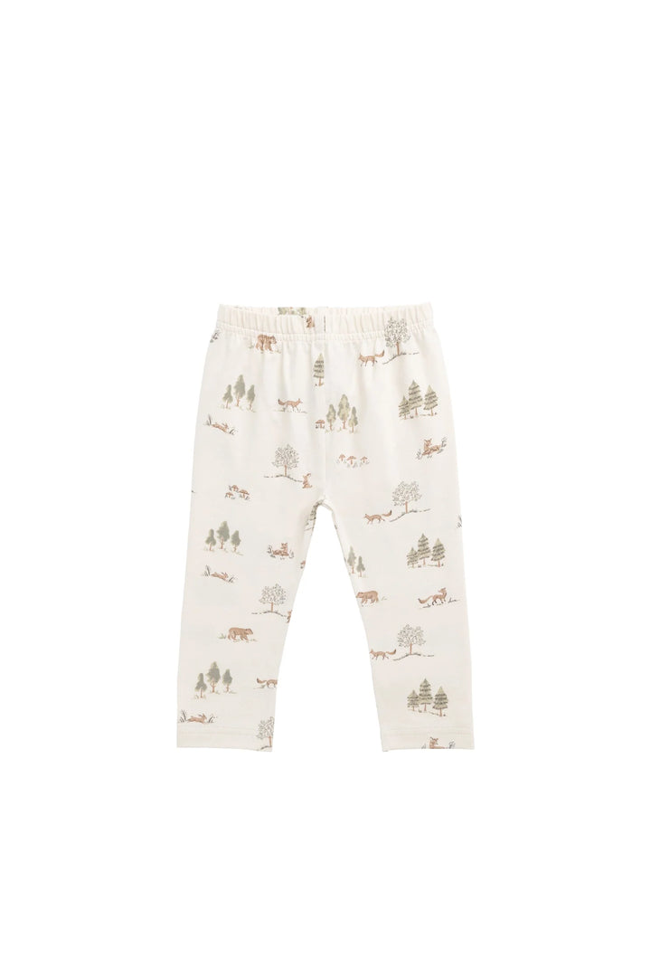 Jamie Kay – Organic Cotton Everyday Legging in Pine Forest Friends