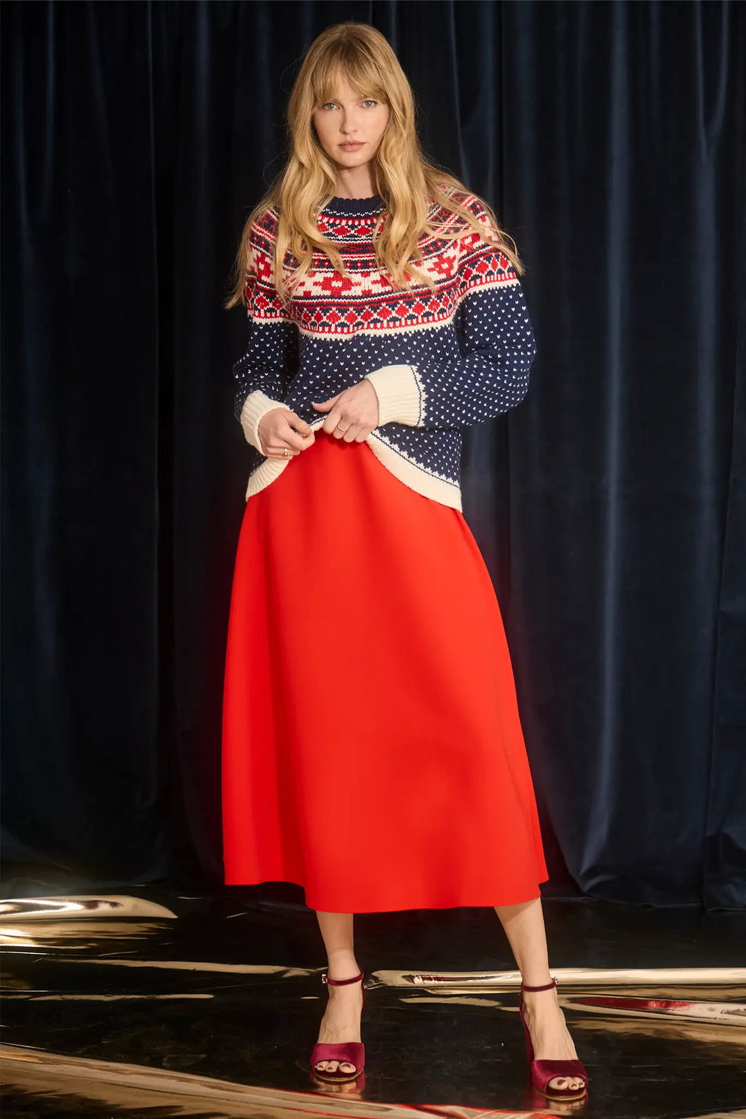 Hunter Bell – Josie Sweater in St Moritz Fair Isle