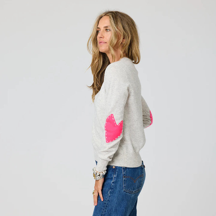 Kerri Rosenthal – Patchwork Cashmere Pullover in Stardust