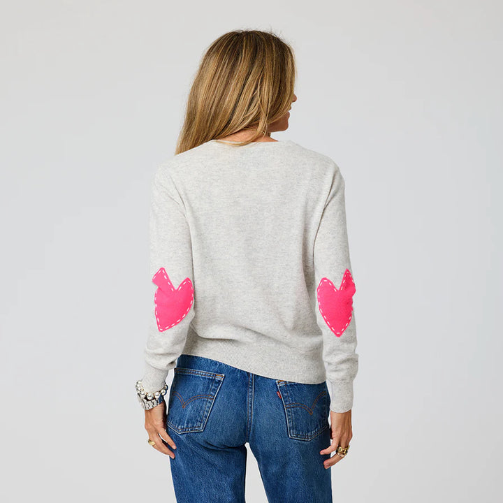 Kerri Rosenthal – Patchwork Cashmere Pullover in Stardust