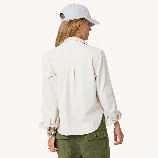 Kerri Rosenthal – Pia Love Brigade Button Down Shirt in Chalk