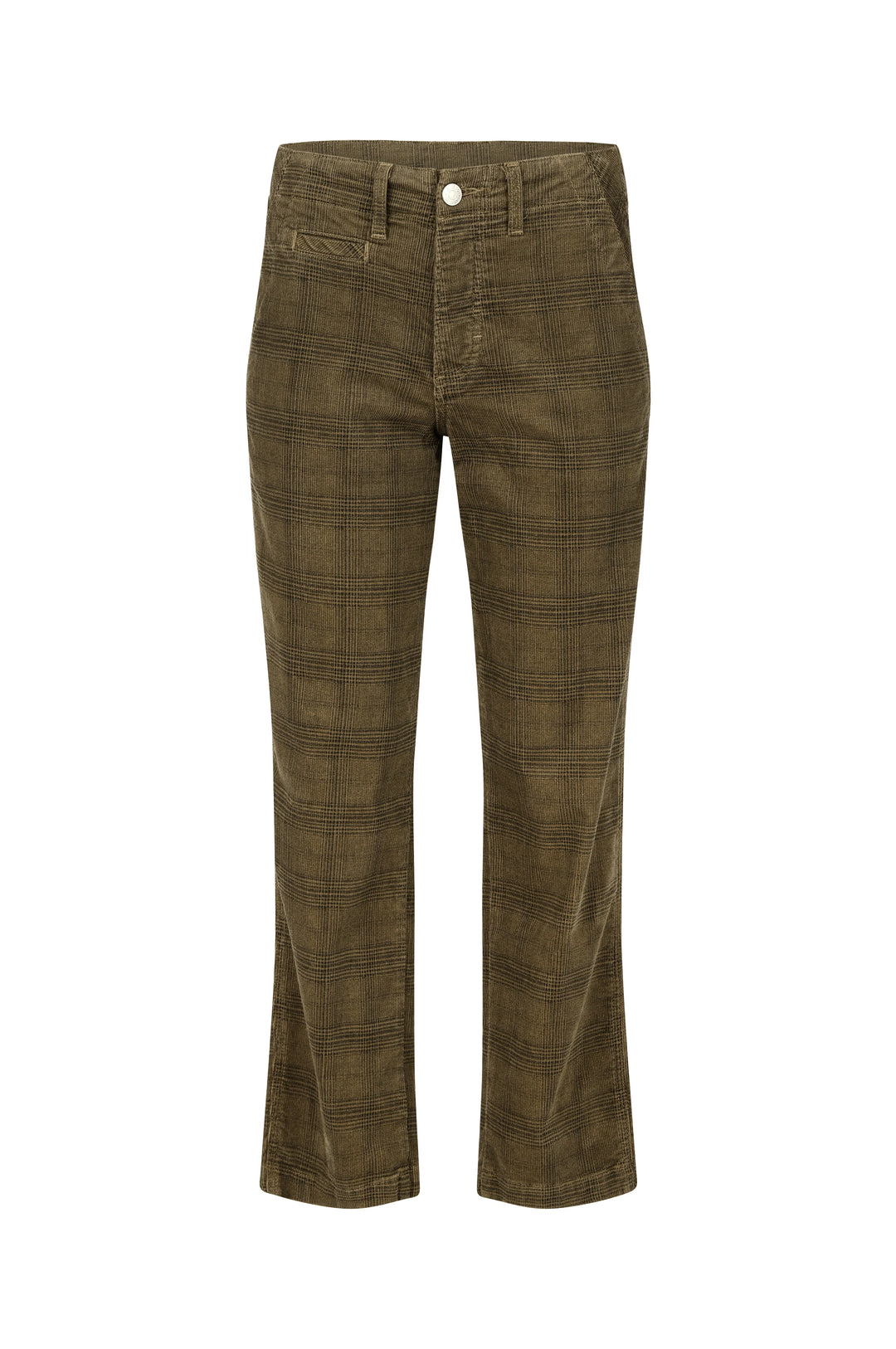 AMO Denim – Lillian Printed Cord in Dark Sand