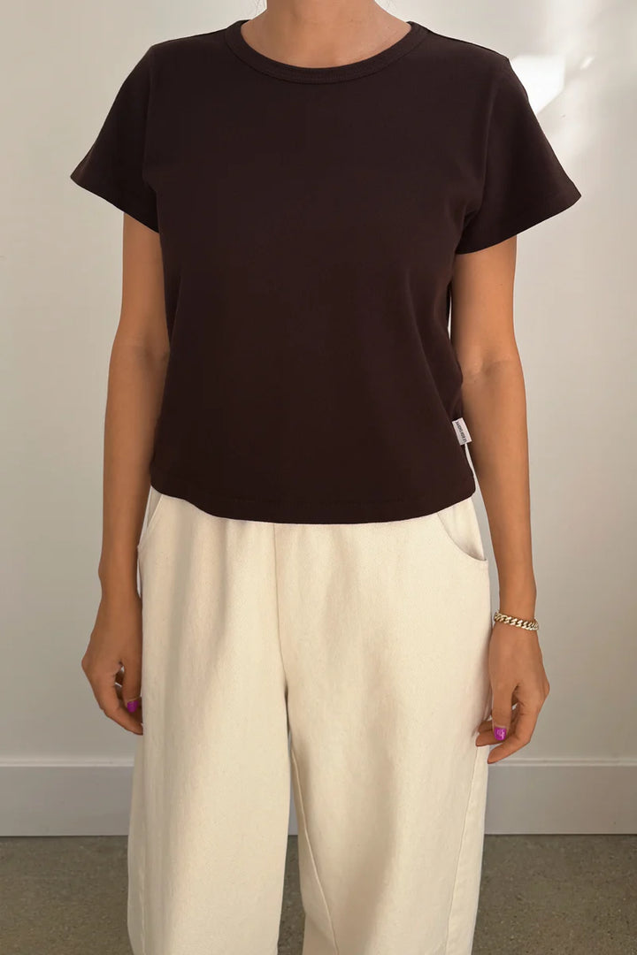 Le Bon Shoppe - Little Boy Tee in Dark Cacao