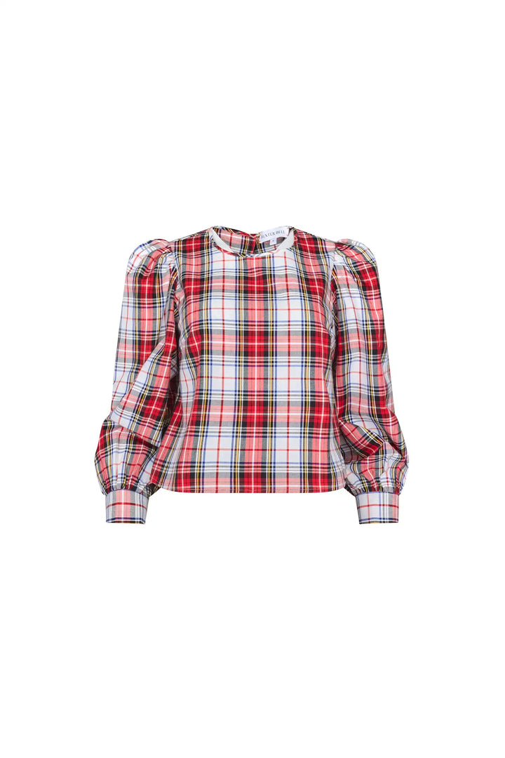Hunter Bell – Lottie Top in Carlyle Plaid