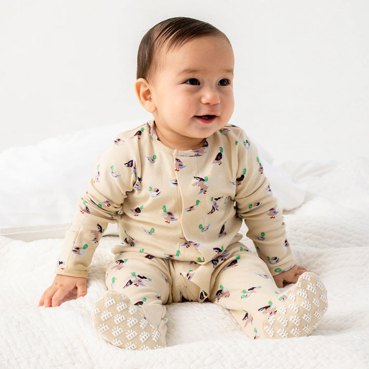 Magetic Me - Organic Cotton Magnetic Footie in Quack Me Up