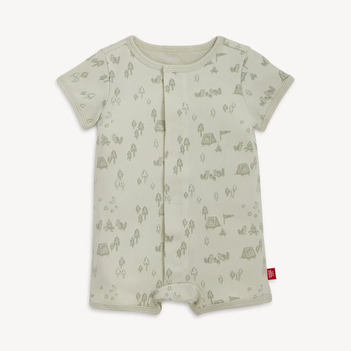 Magetic Me - Base Camp Buddies Cotton Short Sleeve Romper