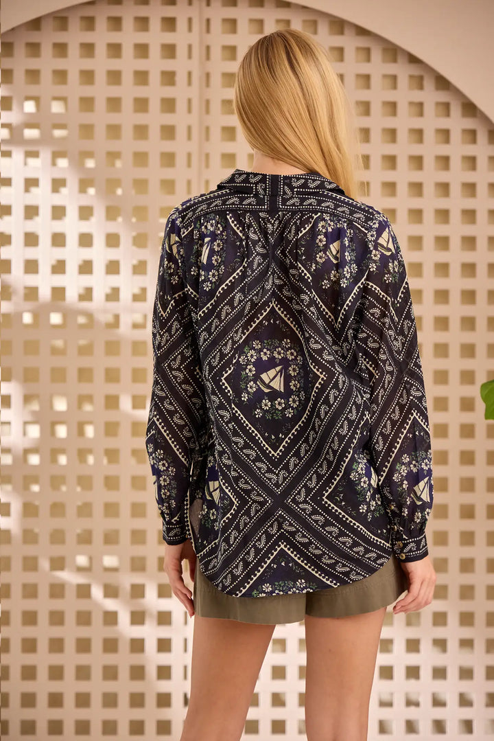 Hunter Bell – Miles Shirt in Bon Voyage