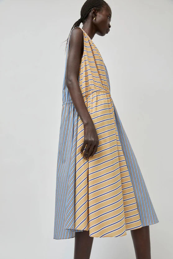 No. 6 Store – Leigh Dress in Oxford Stripe