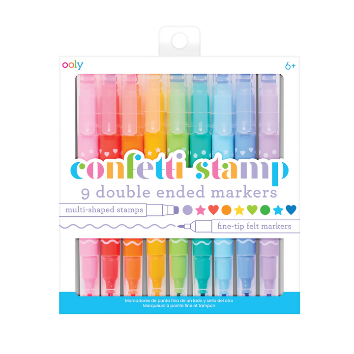 Ooly – Confetti Stamp Double Ended Markers