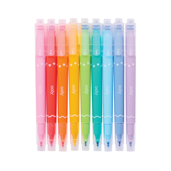 Ooly – Confetti Stamp Double Ended Markers